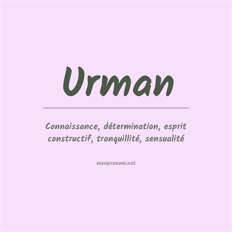 urman meaning|More.